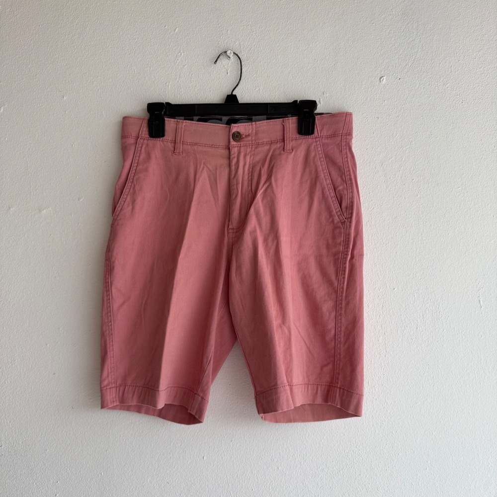Plugg Pink Chino Shorts Mens Size 31 Stretch Casual Preppy
